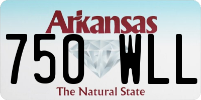 AR license plate 750WLL