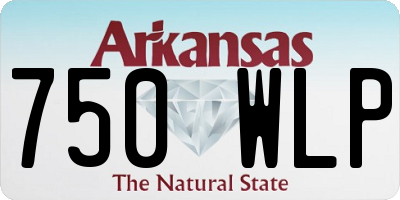 AR license plate 750WLP