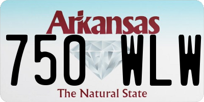 AR license plate 750WLW