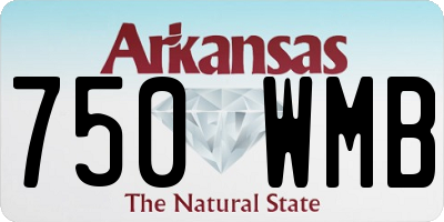 AR license plate 750WMB