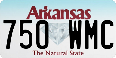 AR license plate 750WMC
