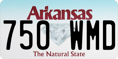 AR license plate 750WMD