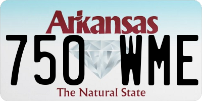 AR license plate 750WME