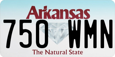 AR license plate 750WMN