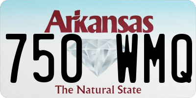 AR license plate 750WMQ