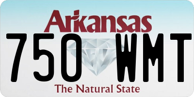AR license plate 750WMT