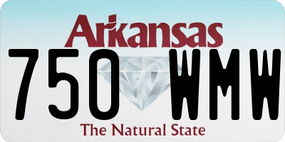 AR license plate 750WMW