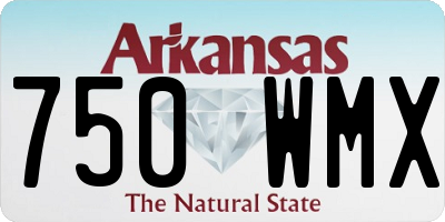 AR license plate 750WMX