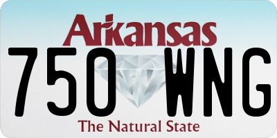 AR license plate 750WNG