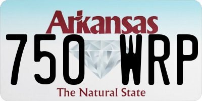AR license plate 750WRP