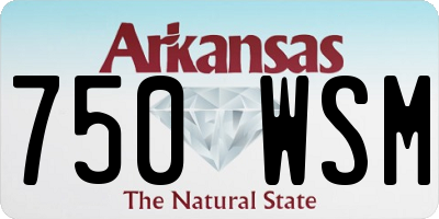 AR license plate 750WSM