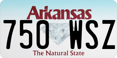 AR license plate 750WSZ