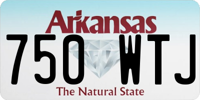 AR license plate 750WTJ