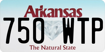 AR license plate 750WTP