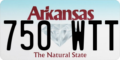 AR license plate 750WTT