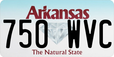AR license plate 750WVC