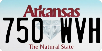 AR license plate 750WVH