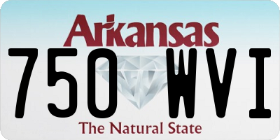 AR license plate 750WVI