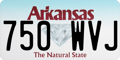AR license plate 750WVJ