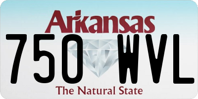 AR license plate 750WVL