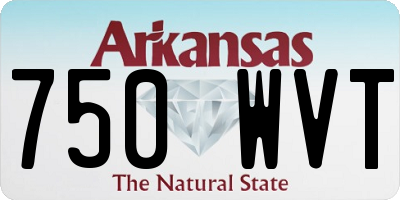 AR license plate 750WVT