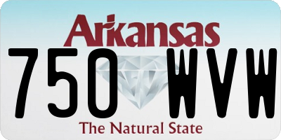 AR license plate 750WVW