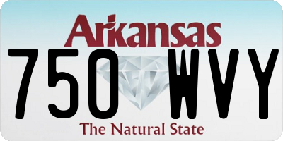 AR license plate 750WVY