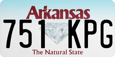 AR license plate 751KPG