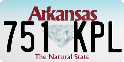 AR license plate 751KPL