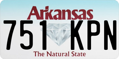 AR license plate 751KPN