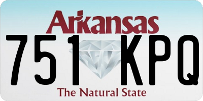 AR license plate 751KPQ