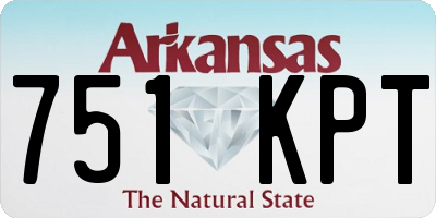 AR license plate 751KPT