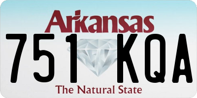 AR license plate 751KQA