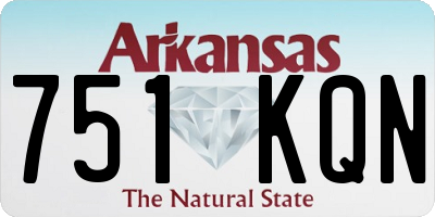 AR license plate 751KQN