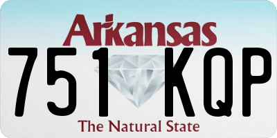 AR license plate 751KQP