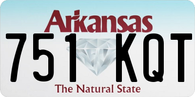 AR license plate 751KQT