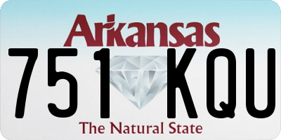 AR license plate 751KQU