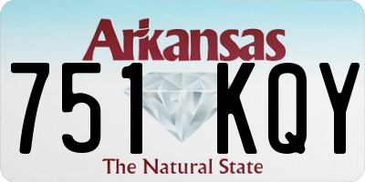 AR license plate 751KQY