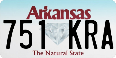 AR license plate 751KRA