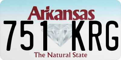 AR license plate 751KRG