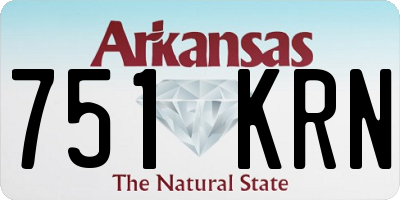 AR license plate 751KRN