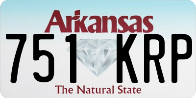 AR license plate 751KRP