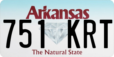 AR license plate 751KRT