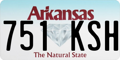 AR license plate 751KSH