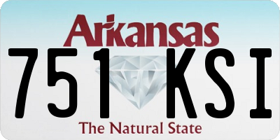 AR license plate 751KSI