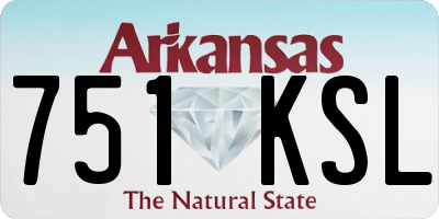 AR license plate 751KSL