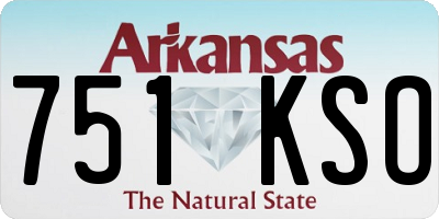 AR license plate 751KSO
