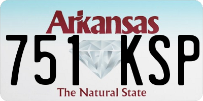 AR license plate 751KSP