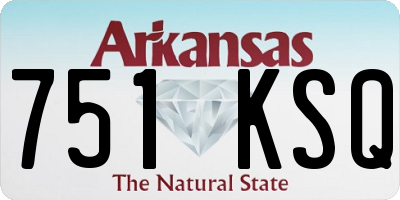 AR license plate 751KSQ