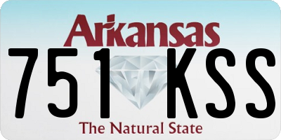 AR license plate 751KSS